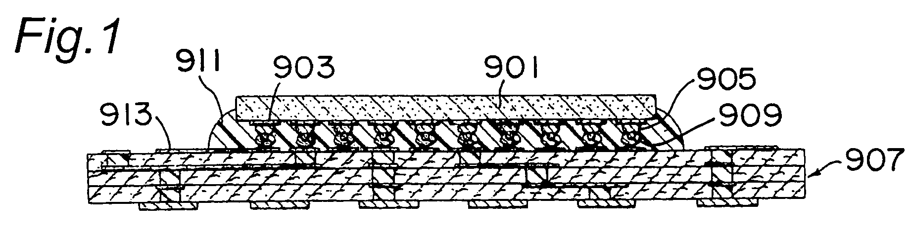 Semiconductor device with intermediate connector
