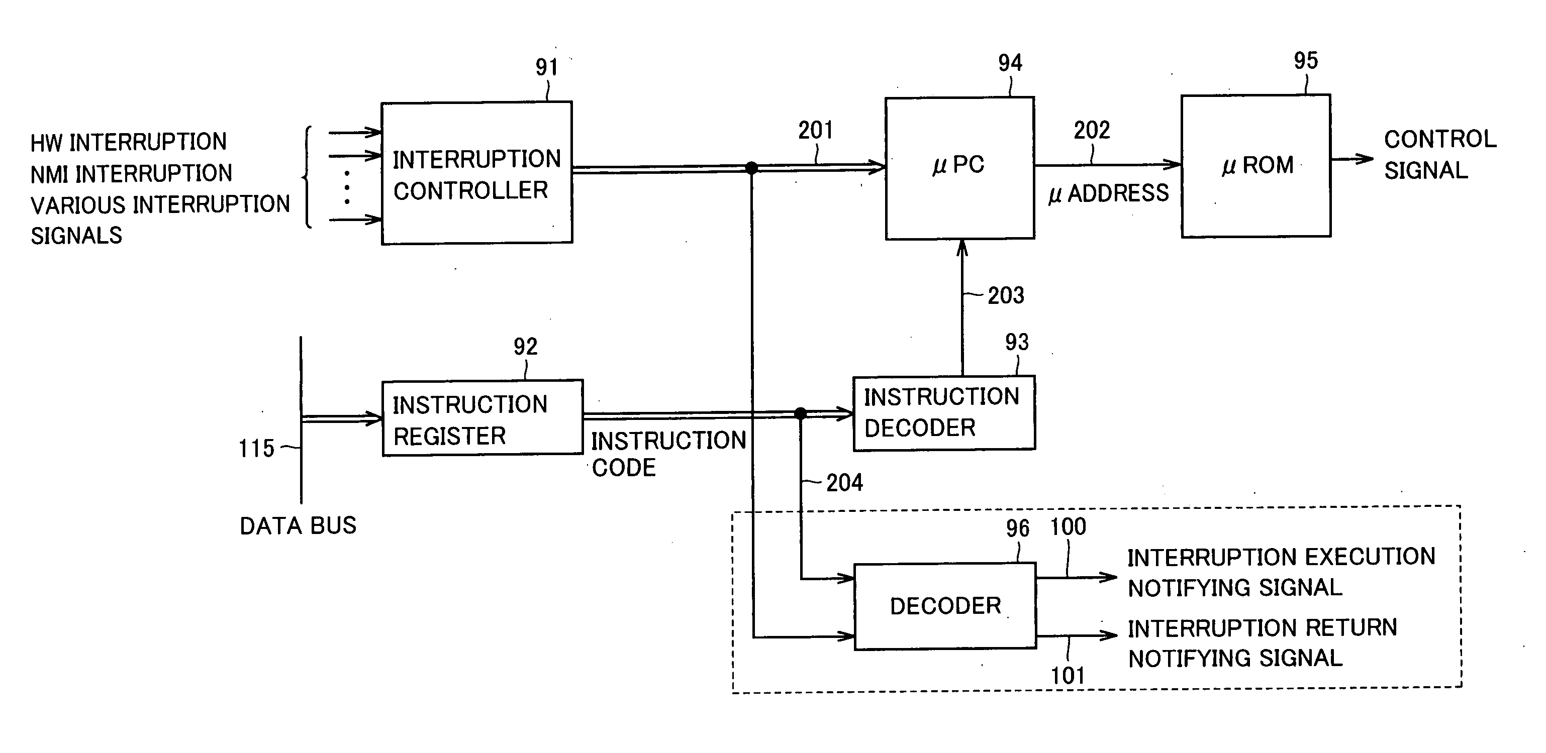 Microcomputer having security function