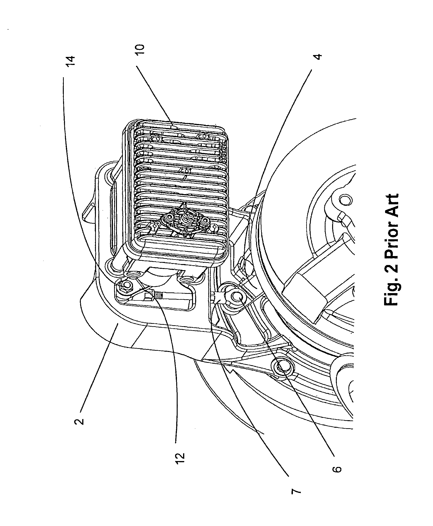 Turbocharger control linkage with reduced heat flow