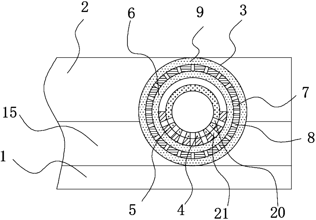 Porous introduction type lubricating device for textile equipment