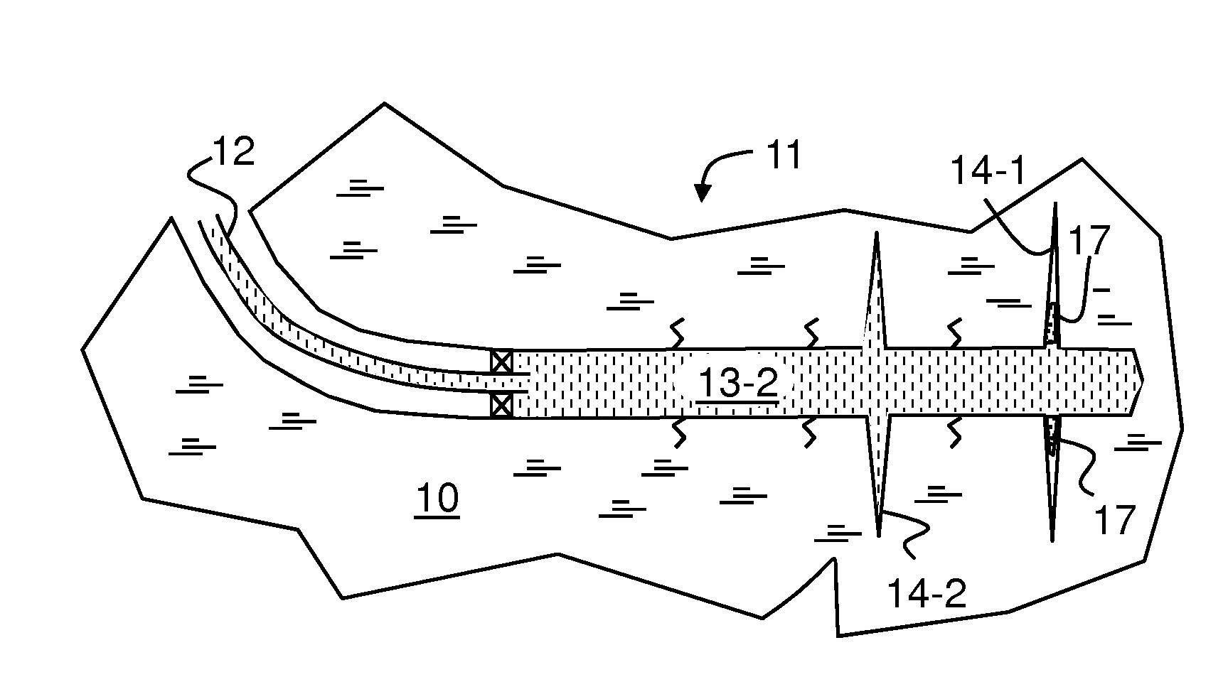 Fracturing method for subterranean reservoirs