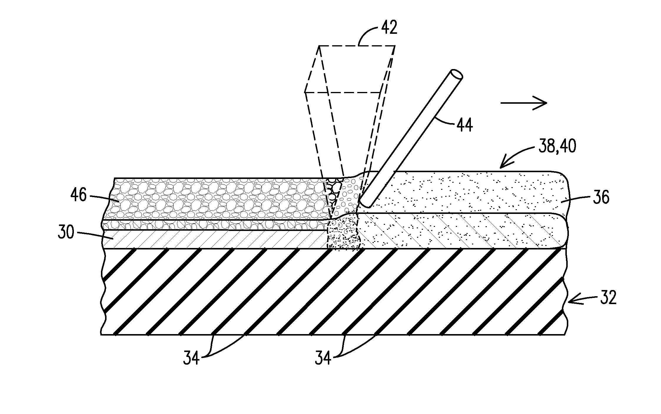 Deposition of superalloys using powdered flux and metal
