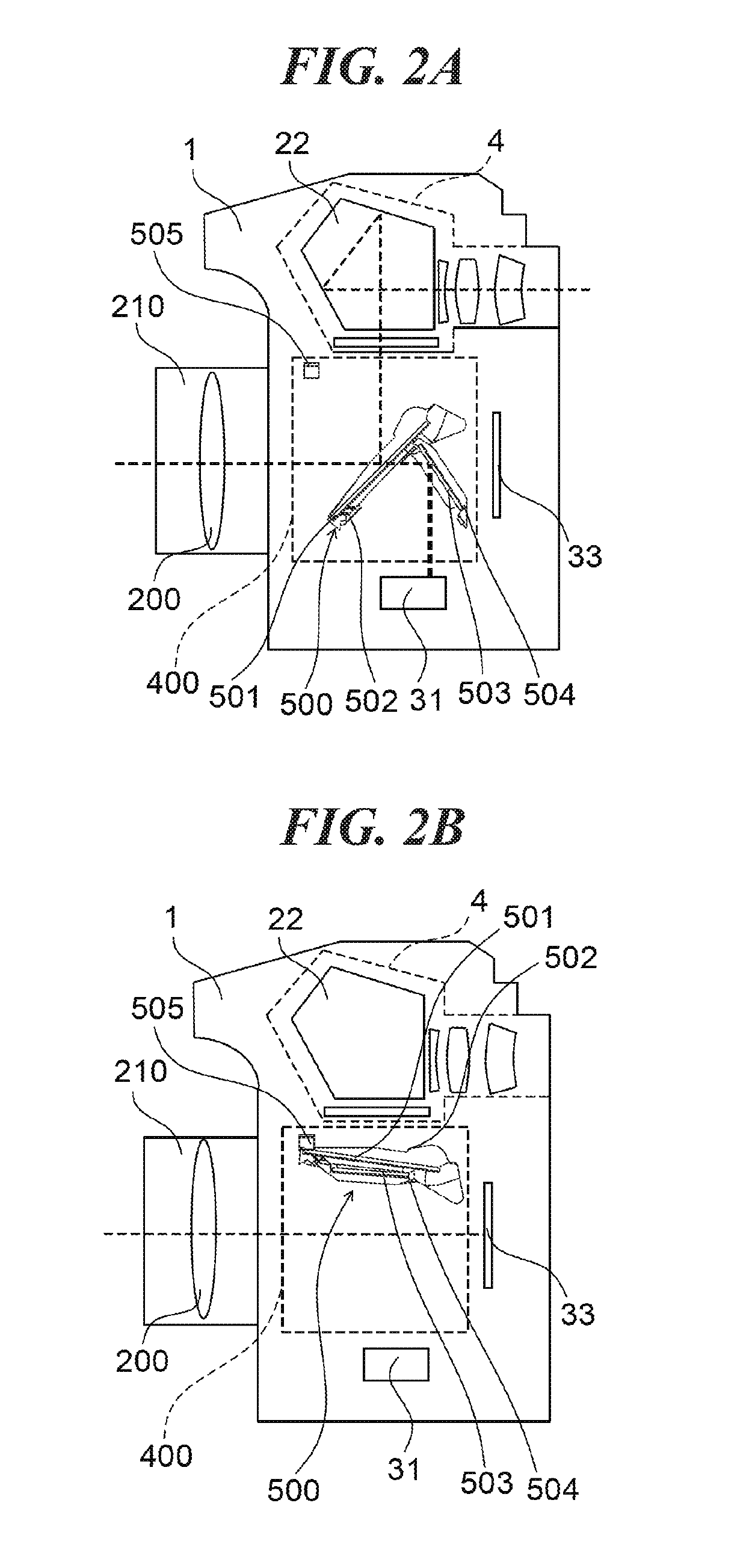 Mirror drive device and image pickup apparatus using this