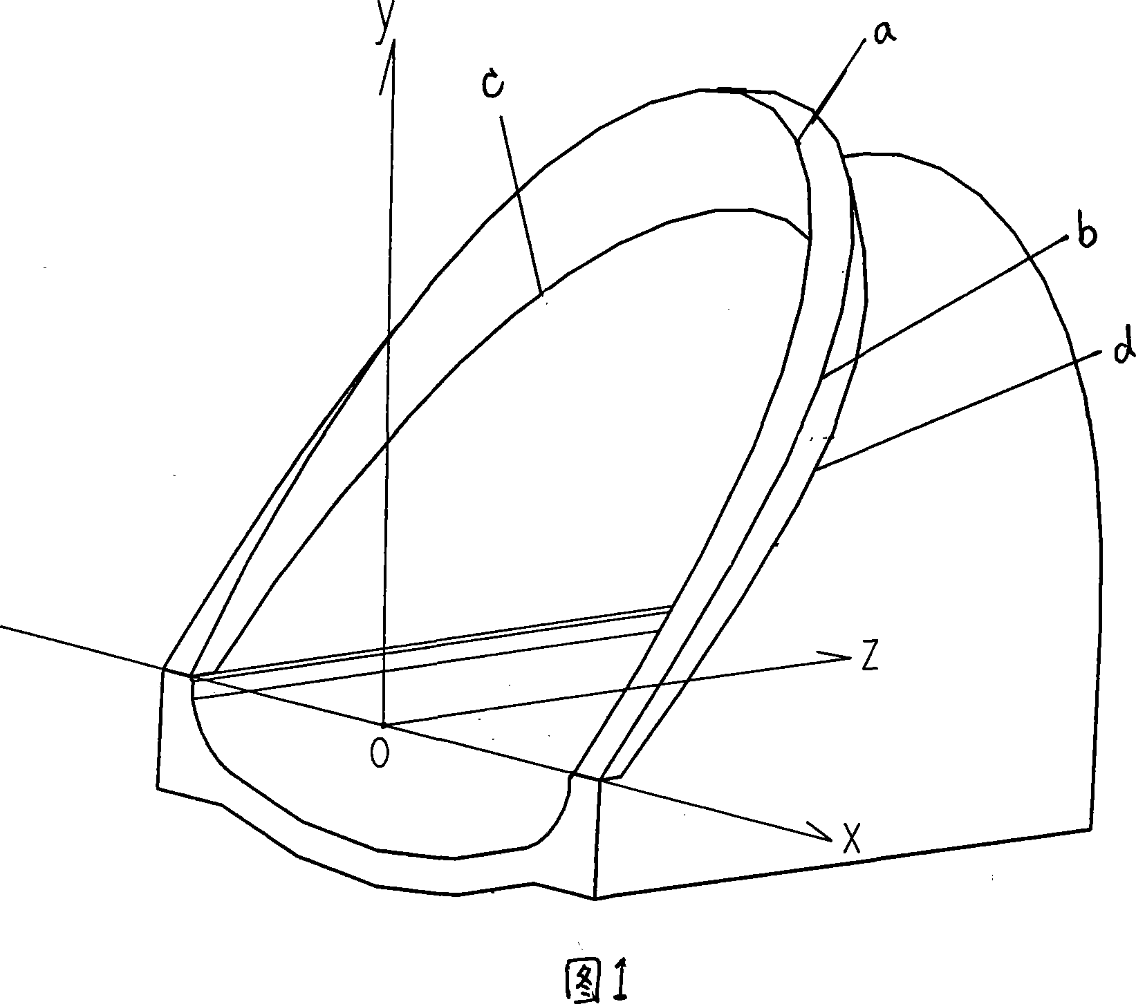 Railway large-bore tunnel oval-shaped table-board cap brim bias-cutting type hole-door construction method