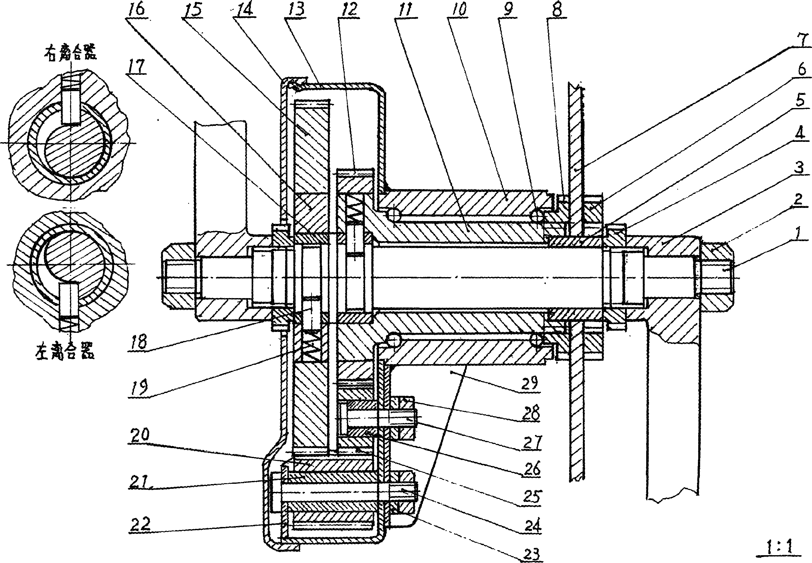Reverse pedaling and accelerating mechanism for bicycle