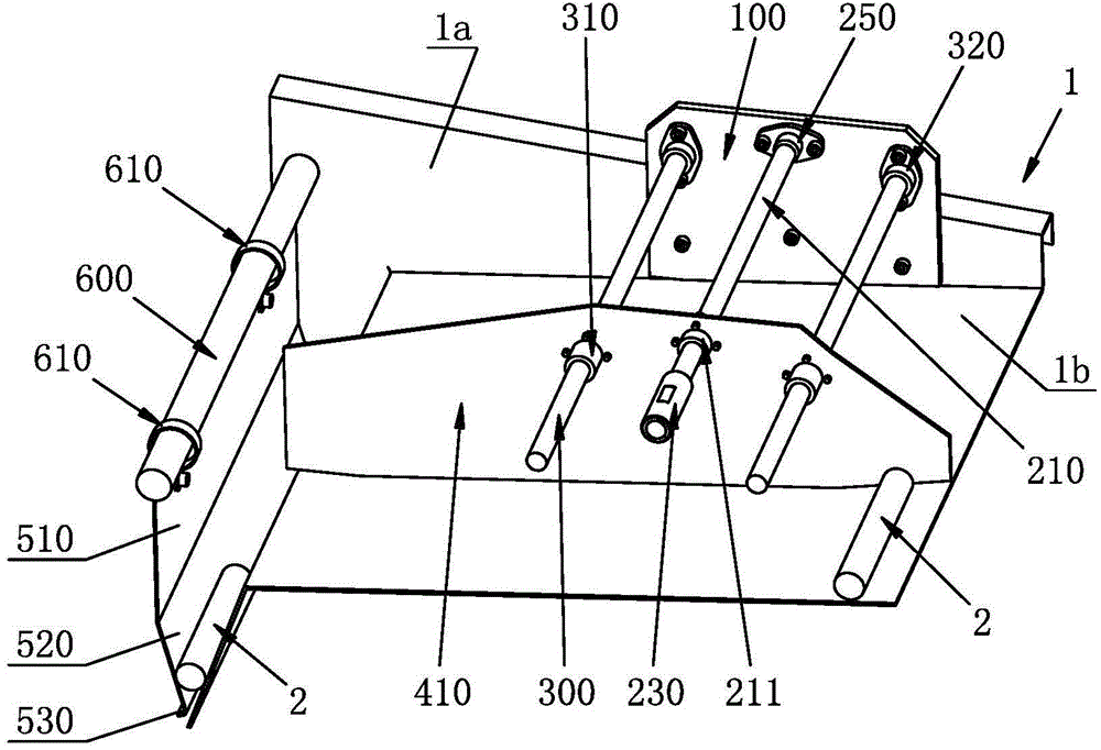Tempering furnace material rack slideway mechanism