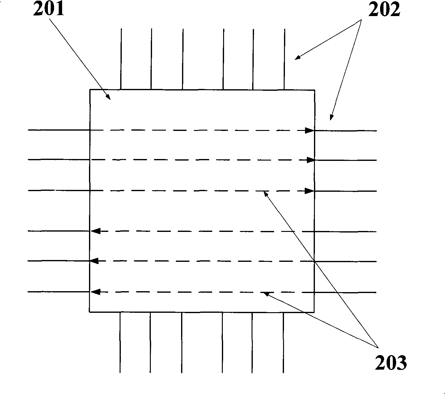 Interconnection line test circuit used in field programmable gate array device