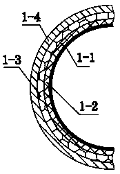 A high-performance composite material double-wall oil storage tank and its preparation method