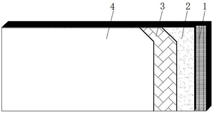 A kind of imitation lime stone coating wall surface and its construction method