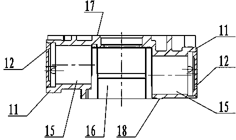 Electric vacuum pump with two swinging spherical pistons
