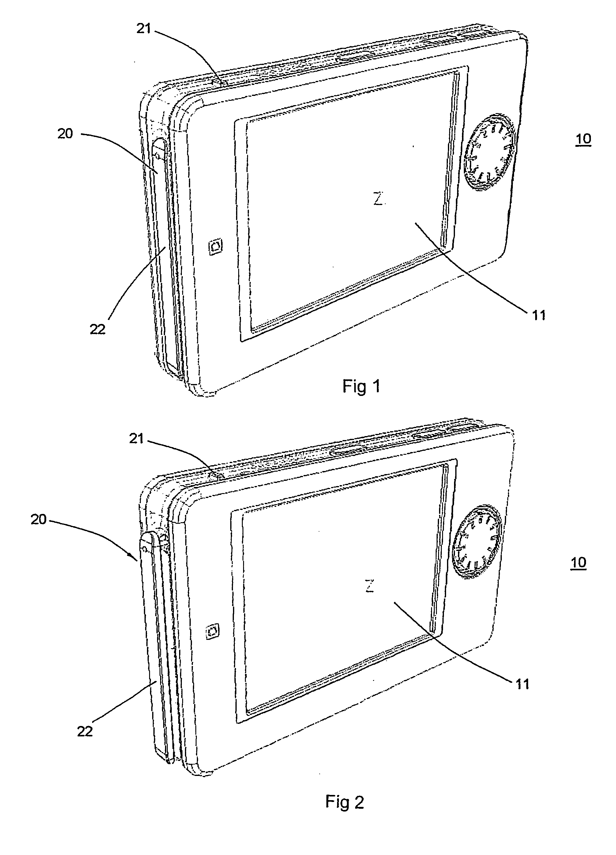 Auto-eject foot stand assembly with multi-viewing angles