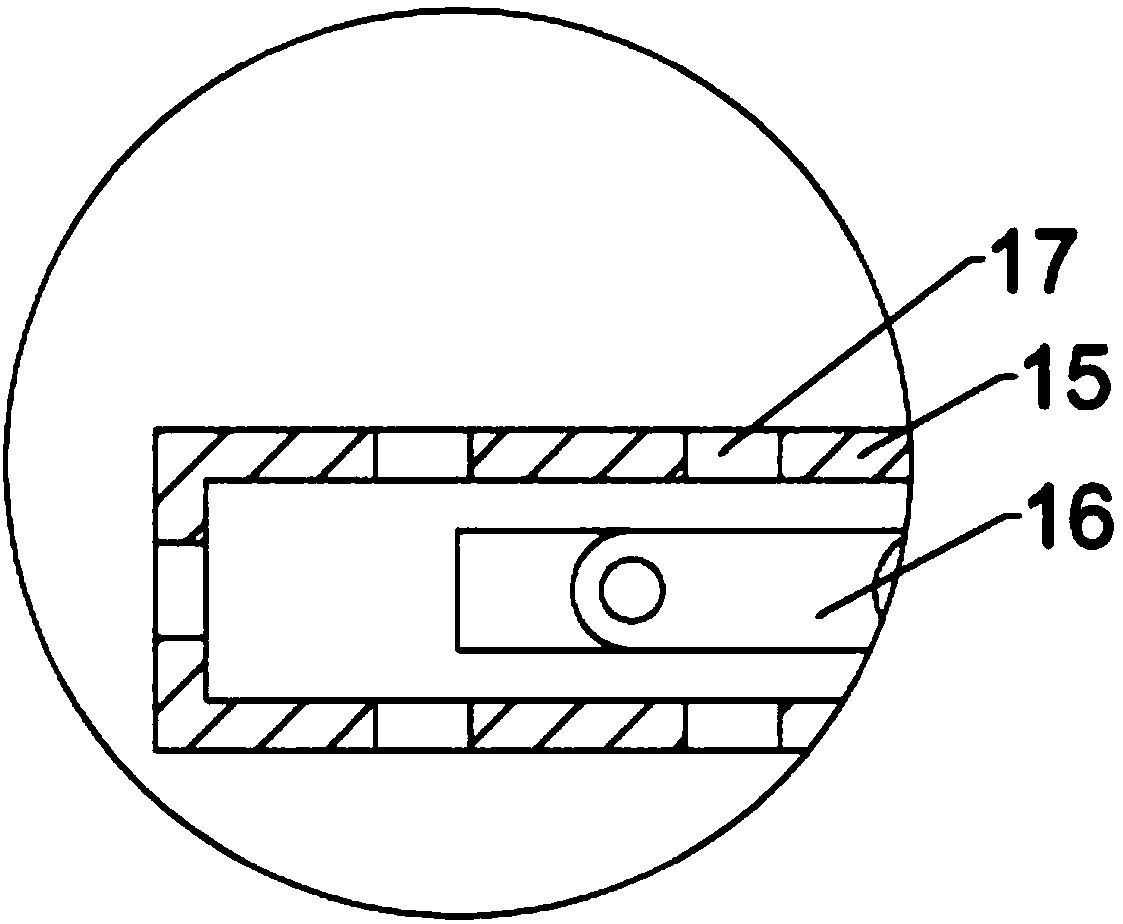 Rotary type mixed drying device for drying granular materials