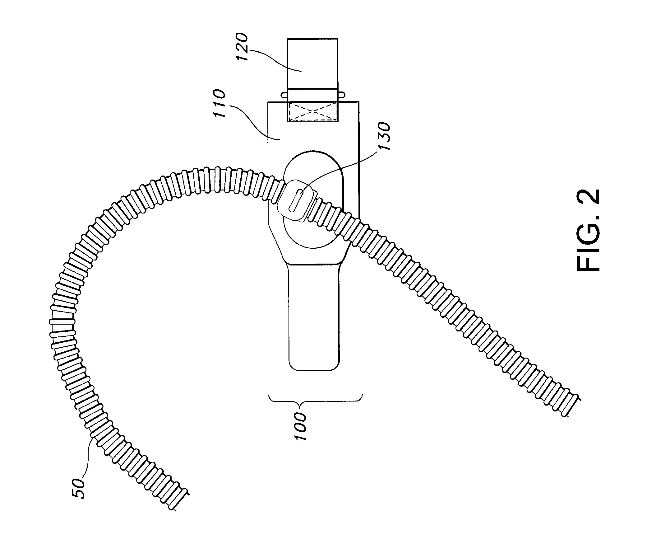 Apparatus, systems, and methods for securing a breathing tube to an arm