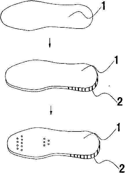 Thermoplasticity elastic sock processing method