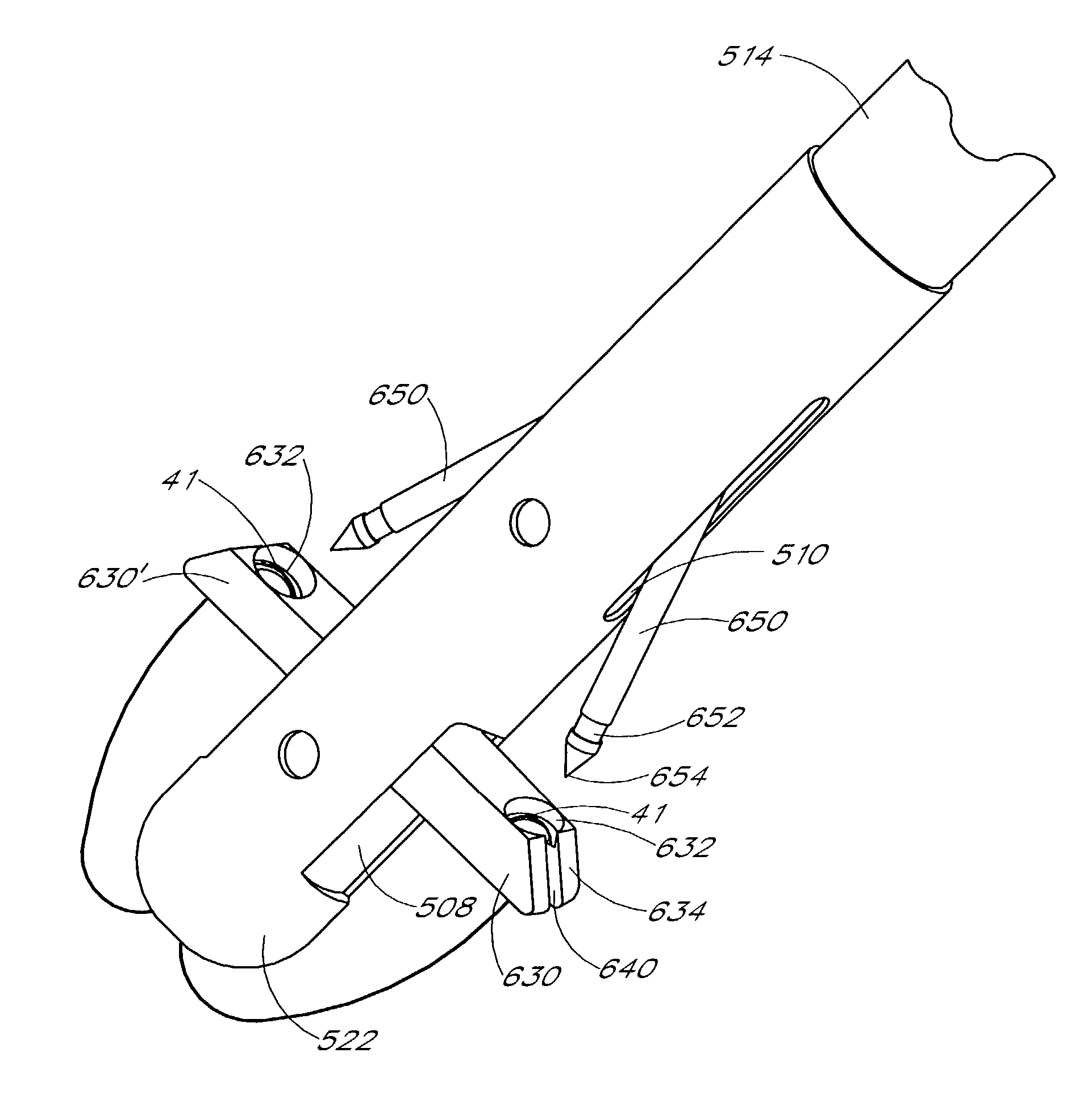 Suturing device and method for sealing an opening in a blood vessel for other biological structure