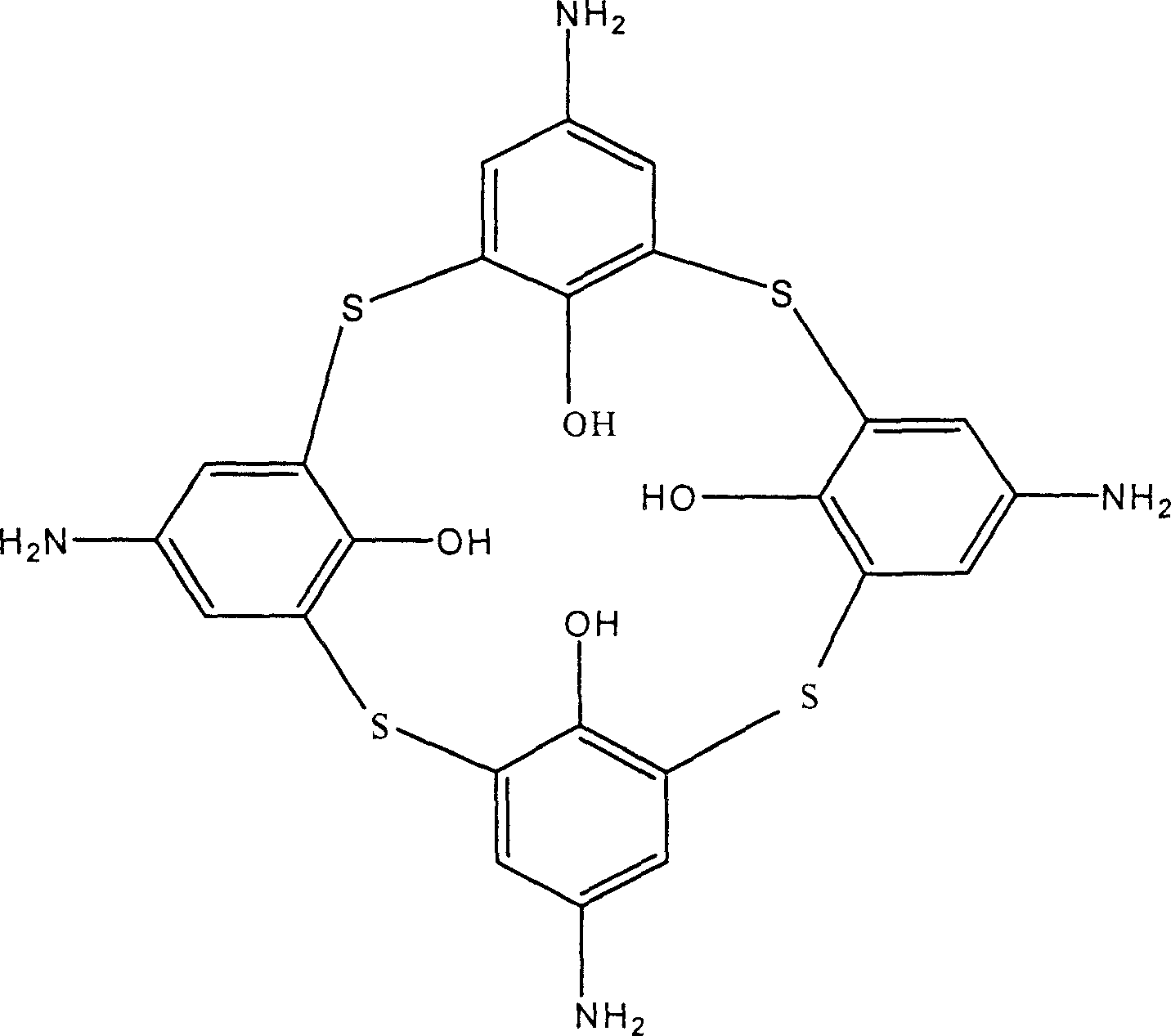 Self-assembling organic-inorganic composite film made of various kinds of metal oxy-acidic salts and thia-calicene aromatic hydrocarbon