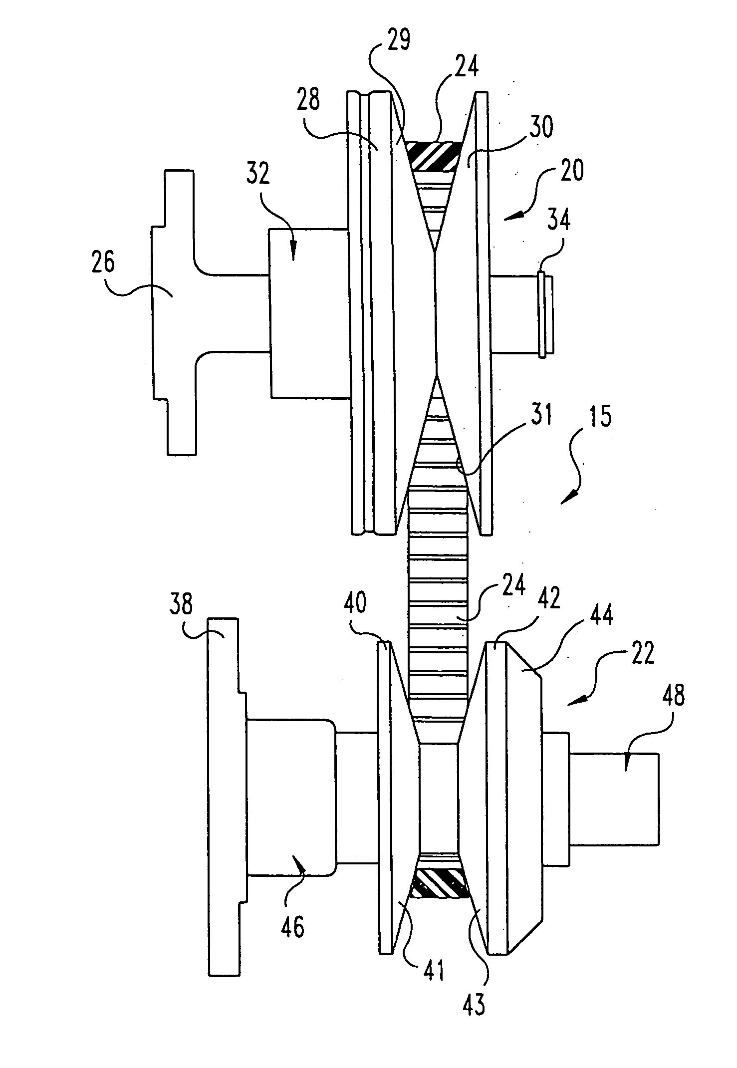 Continuously variable belt drive system