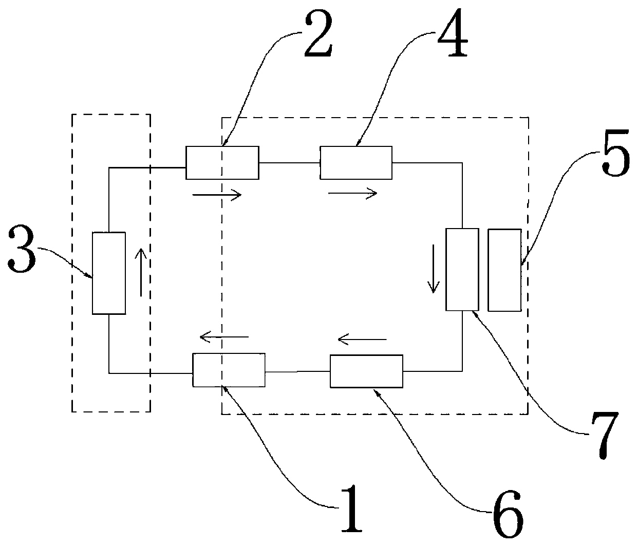 Air conditioner outdoor unit fan motor power online testing method and system