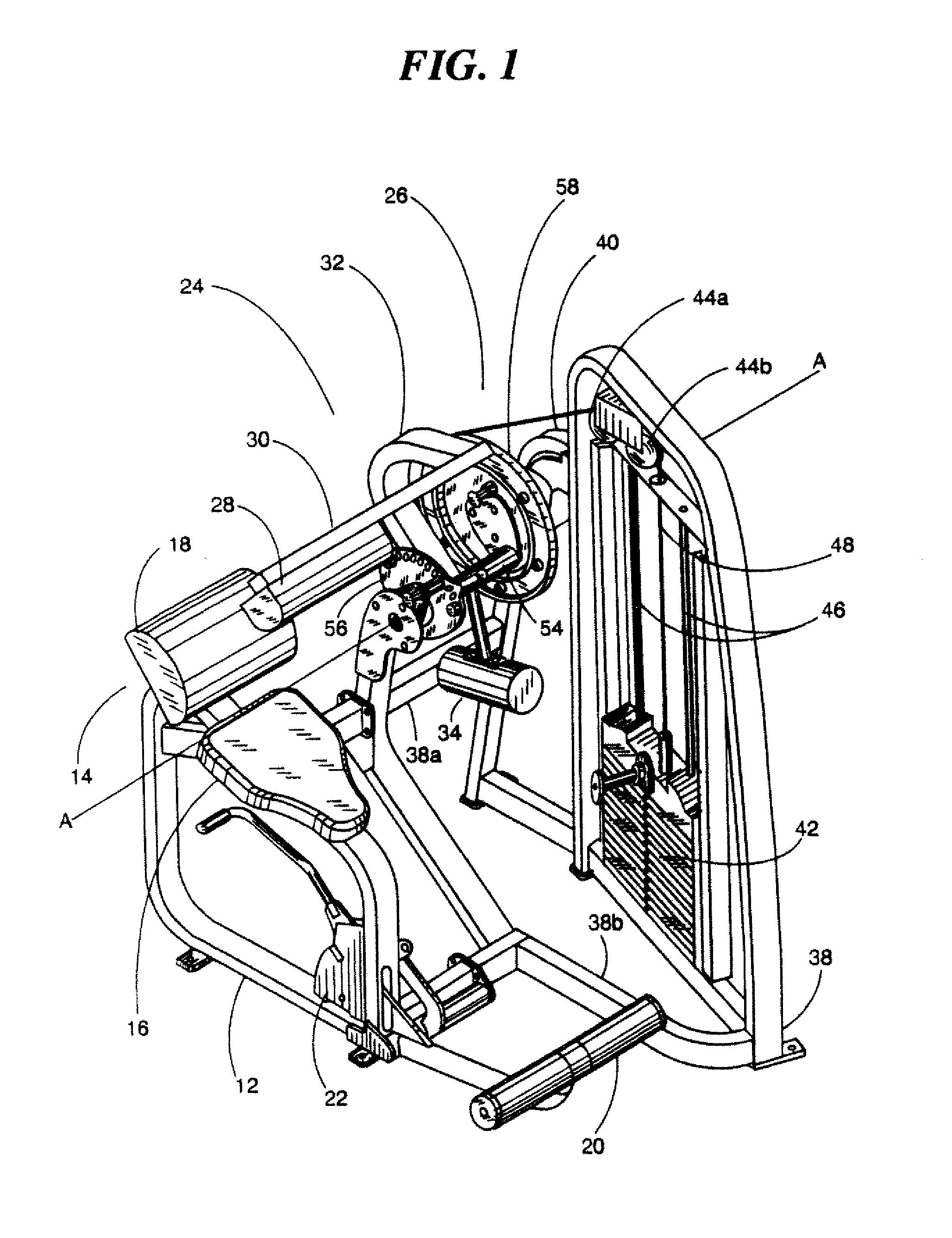 Torso exercise machine