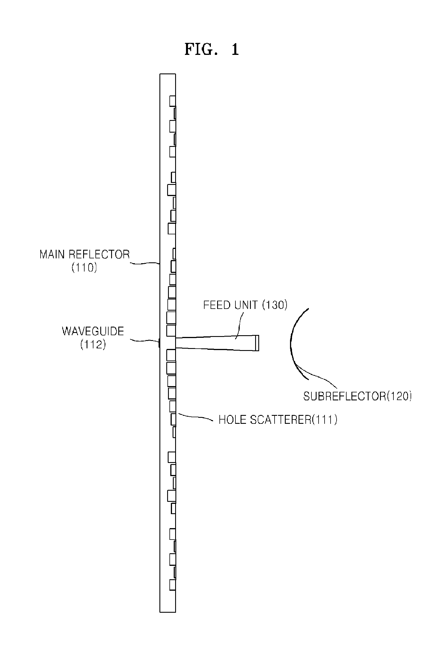 Cassegrain antenna for high gain