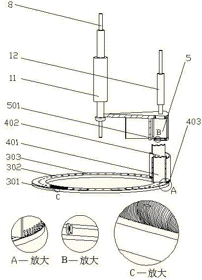 A direct grinding machine for glass fiber reinforced plastic waste