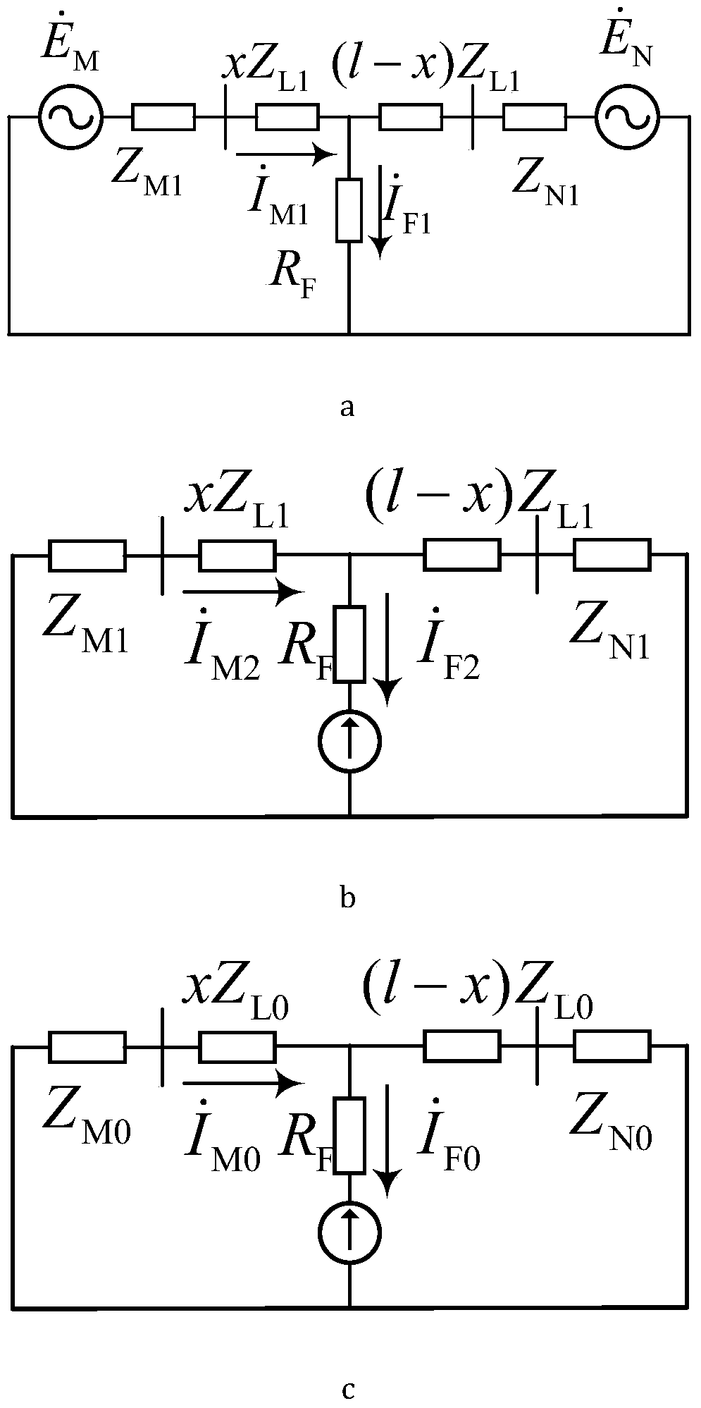 Single-ended fault location method for transmission lines based on sequence component relationship