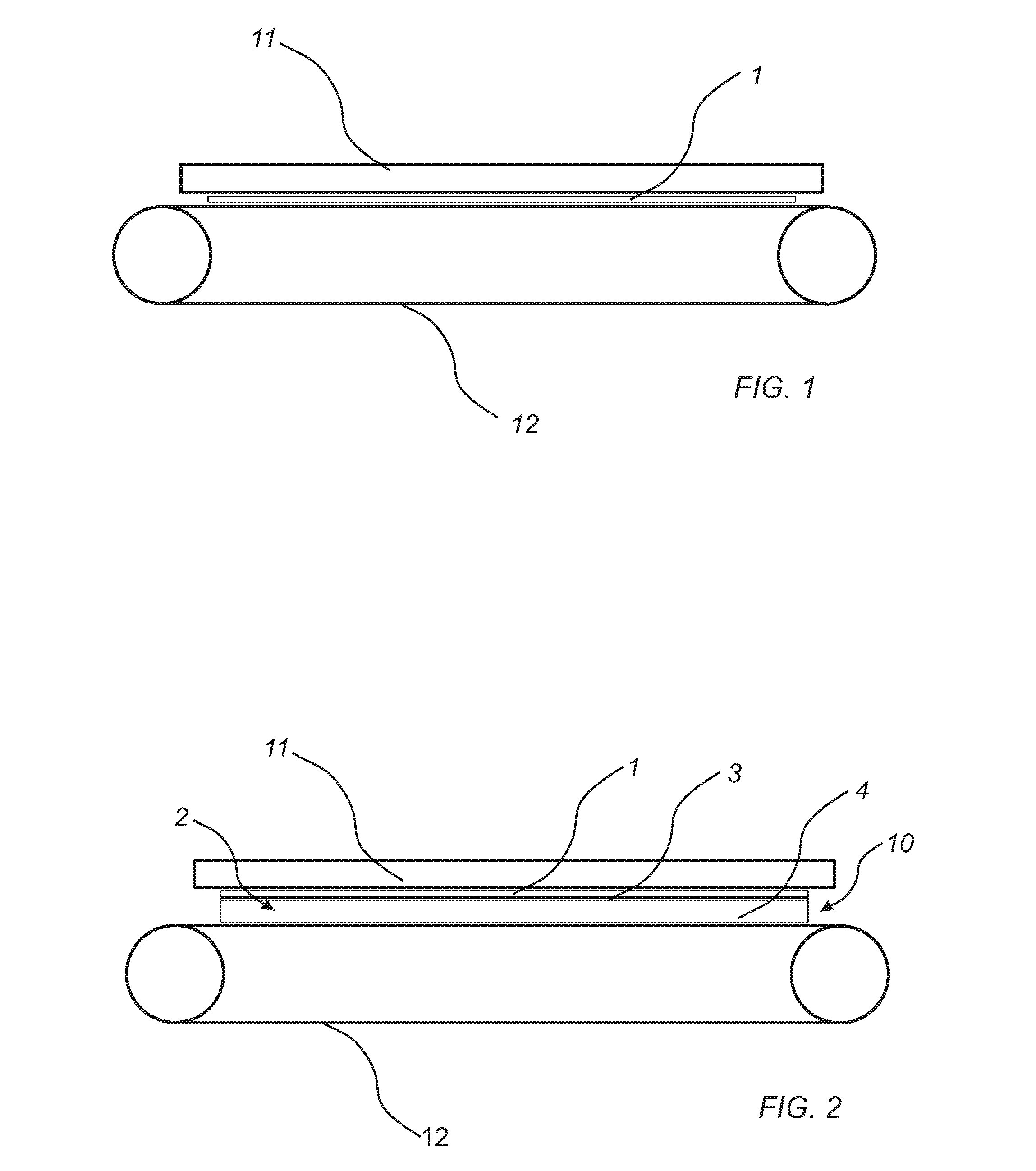 Method to produce a wear resistant layer with different gloss levels