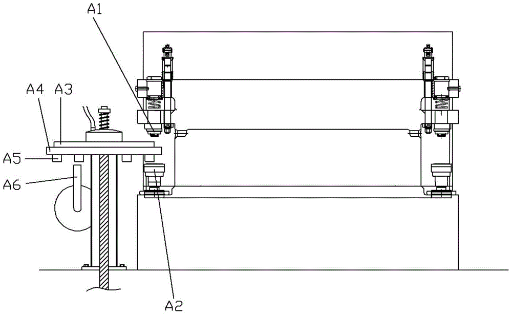 Feeding and unloading device for anti-jump bottle cap molding machine