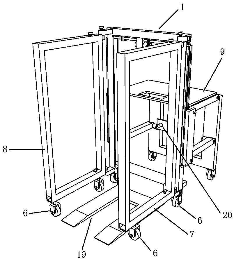 Multifunctional foldable domestic crane