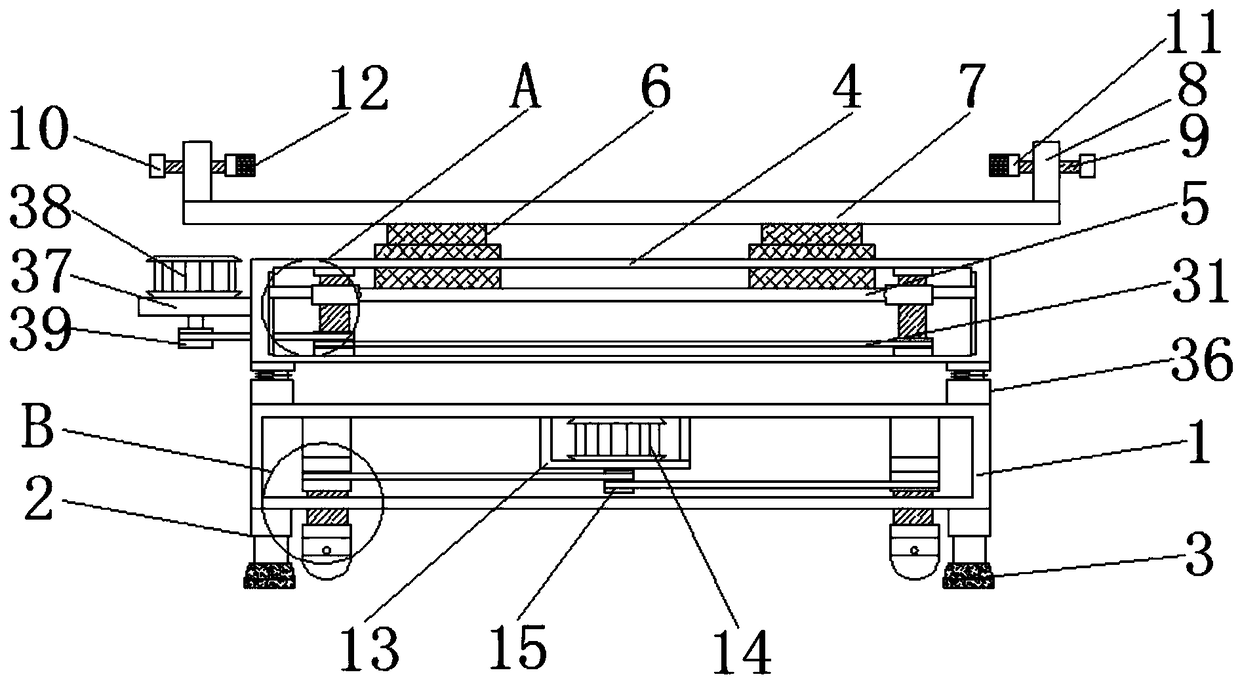 A textile machine holder