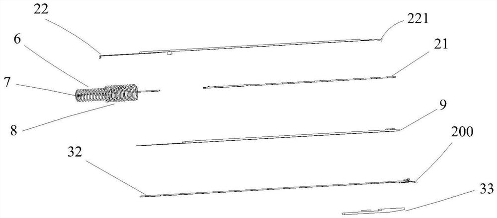 Clip applier shaft assembly and medical surgical clip applier