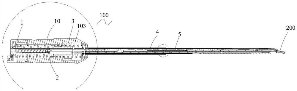 Clip applier shaft assembly and medical surgical clip applier