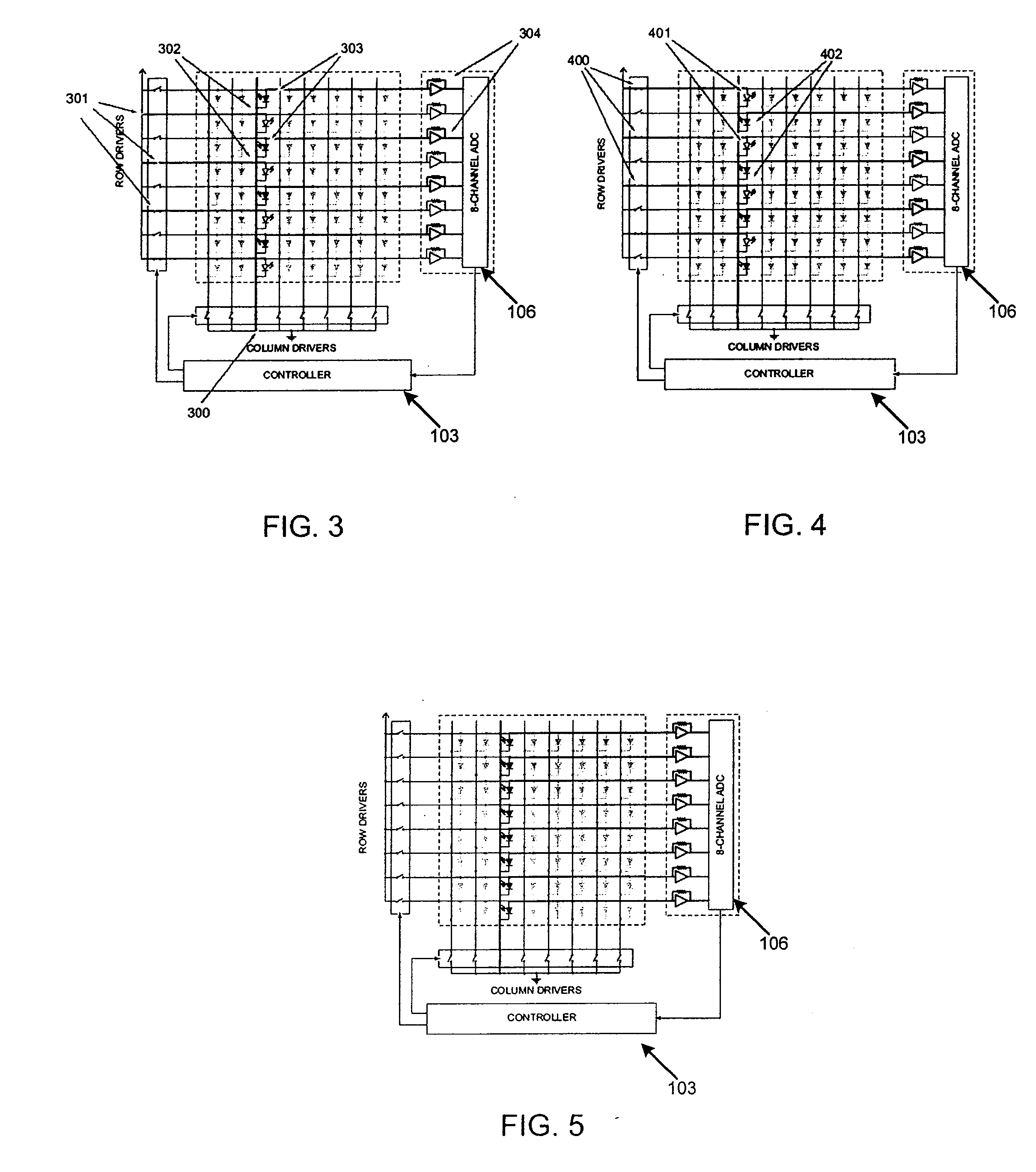 Multi-touch sensing light emitting diode display and method for using the same