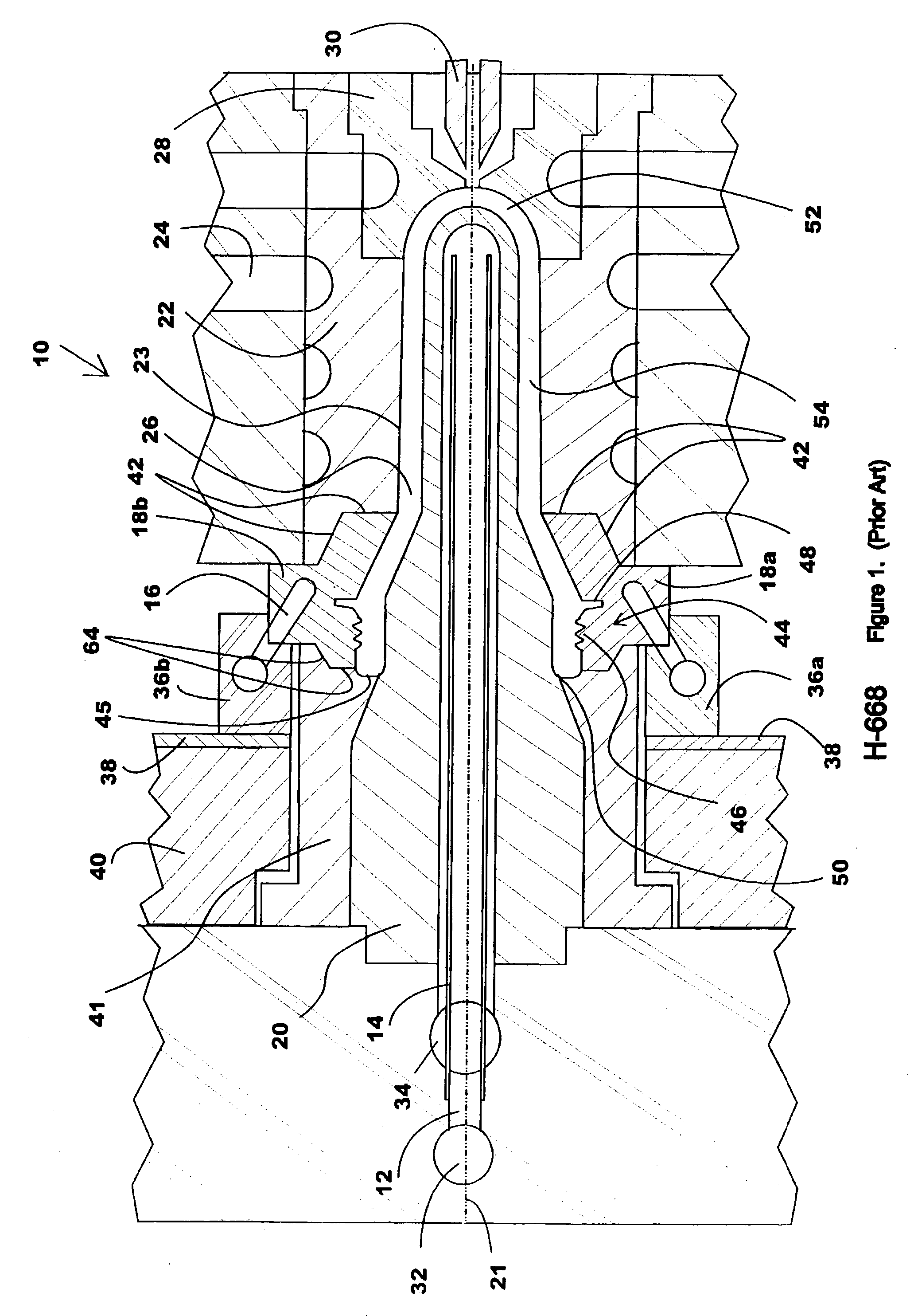 Apparatus and method for removing a molded article from a mold