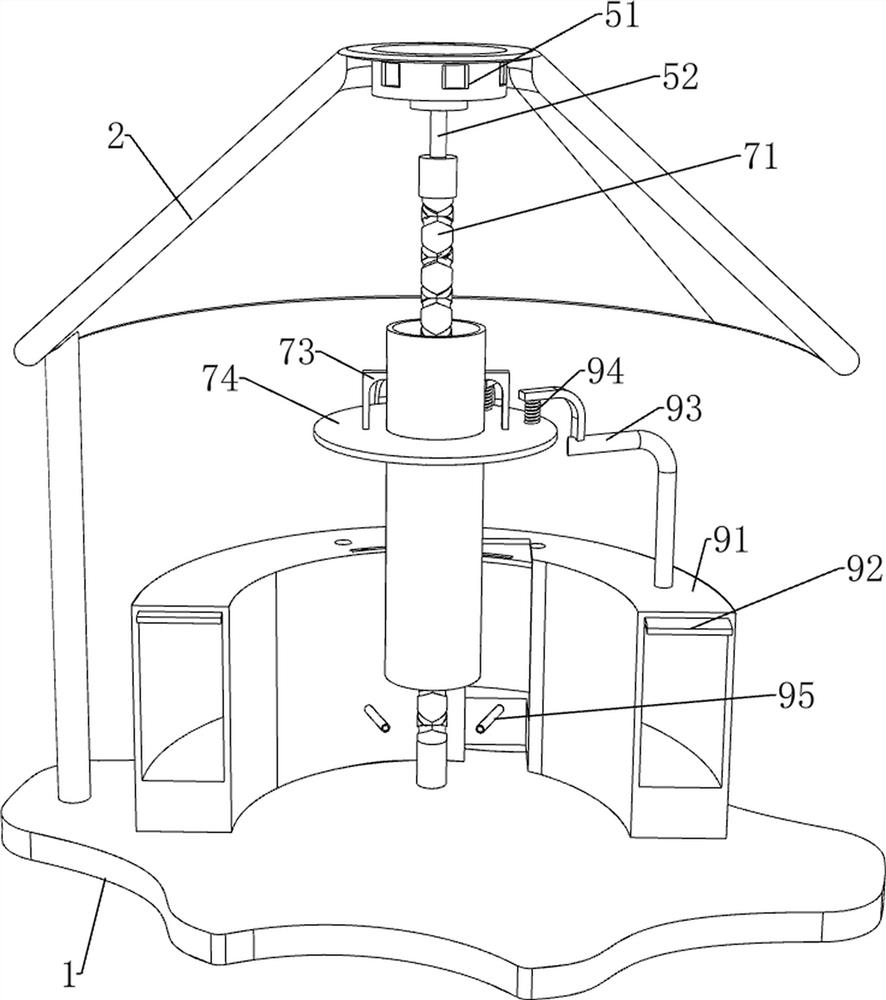 Online automatic crushing and collecting device for paper cups