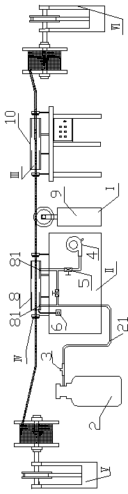 Deburring equipment of hose surface of glass fiber machine and processing method thereof