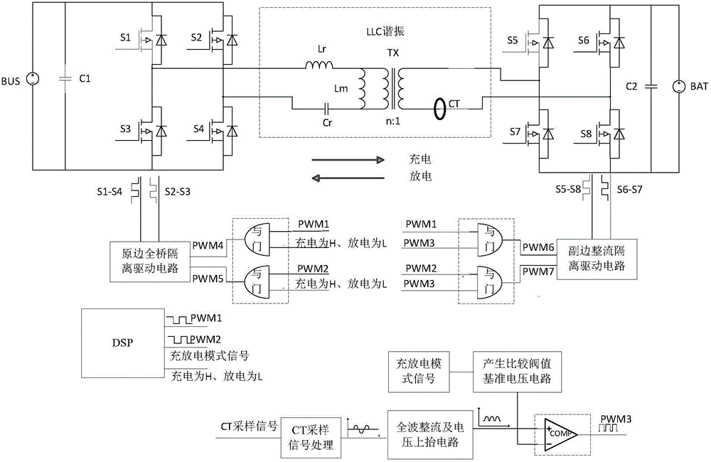 Bidirectional control drive circuit applied to energy storage inverter