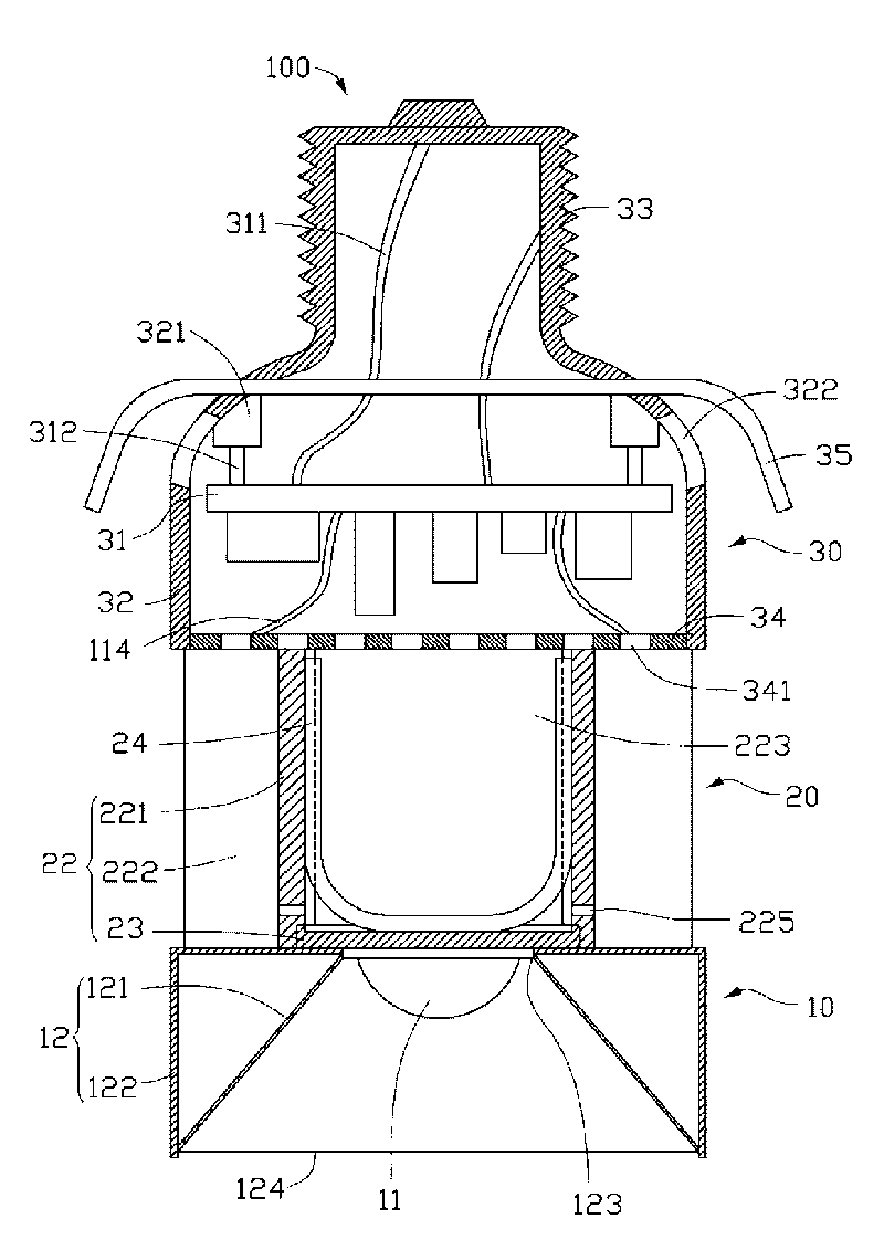 LED light fitting and light engine thereof