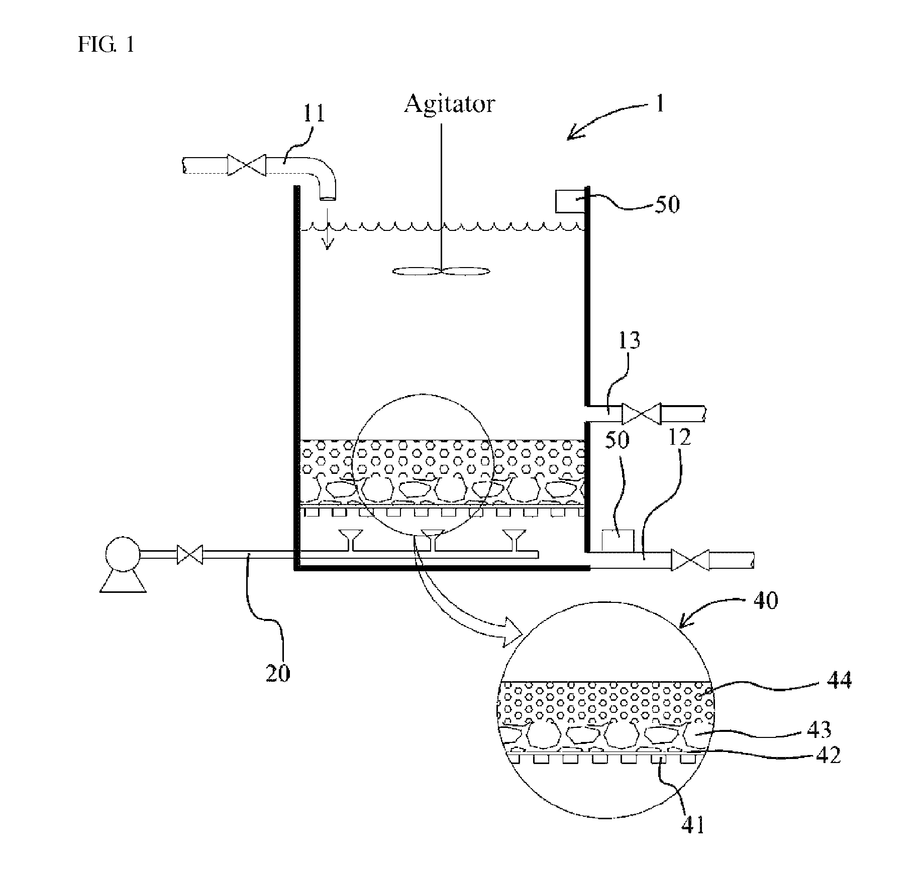 High speed filtration device using porous media, and backwash method thereof