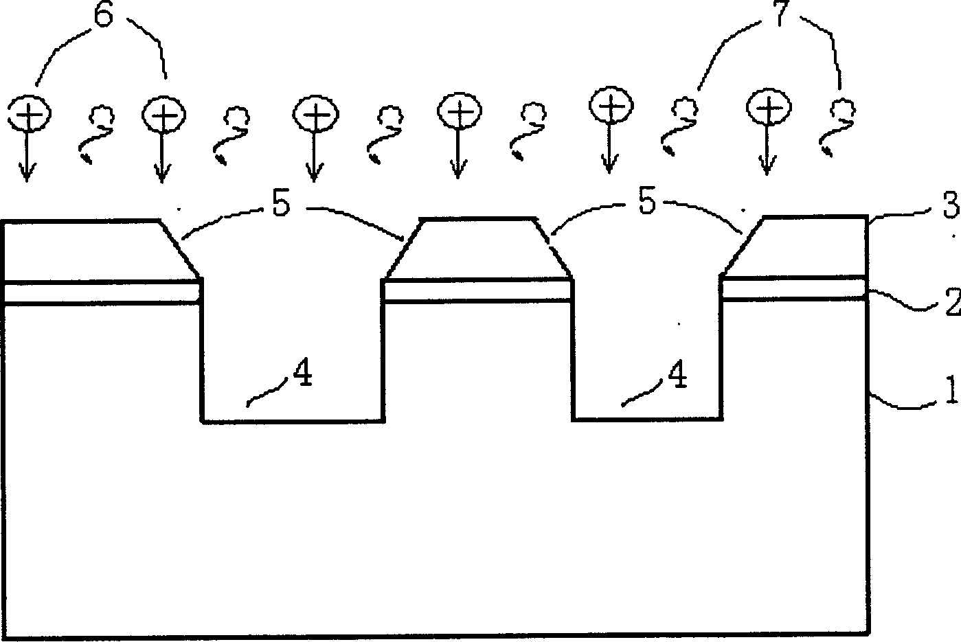 Method for reaction ion deep etching to silica using compound mask