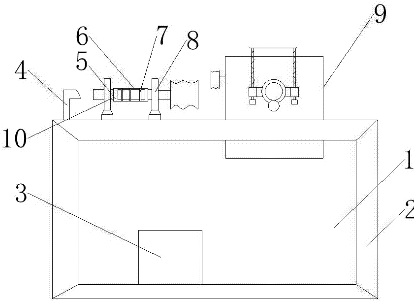 High-efficiency steel-wire straightening machine