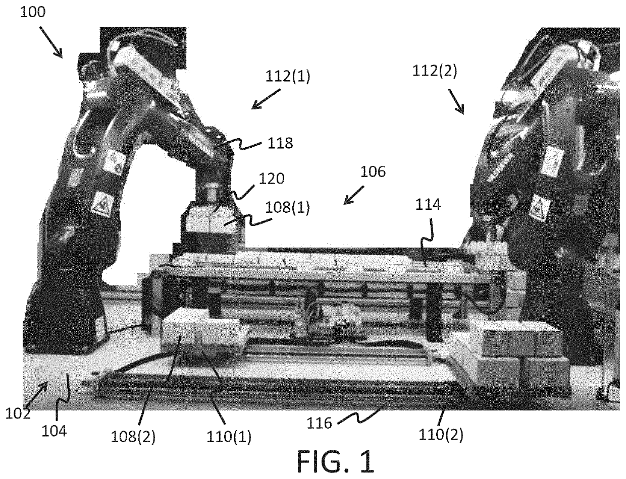 Systems and methods for palletization miniaturization and demonstration