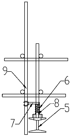 Construction technology for converting floor-type scaffold to cantilevered scaffold