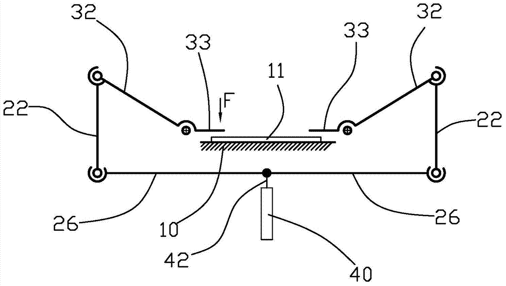 Linkage fast wrapping edge pressing machine