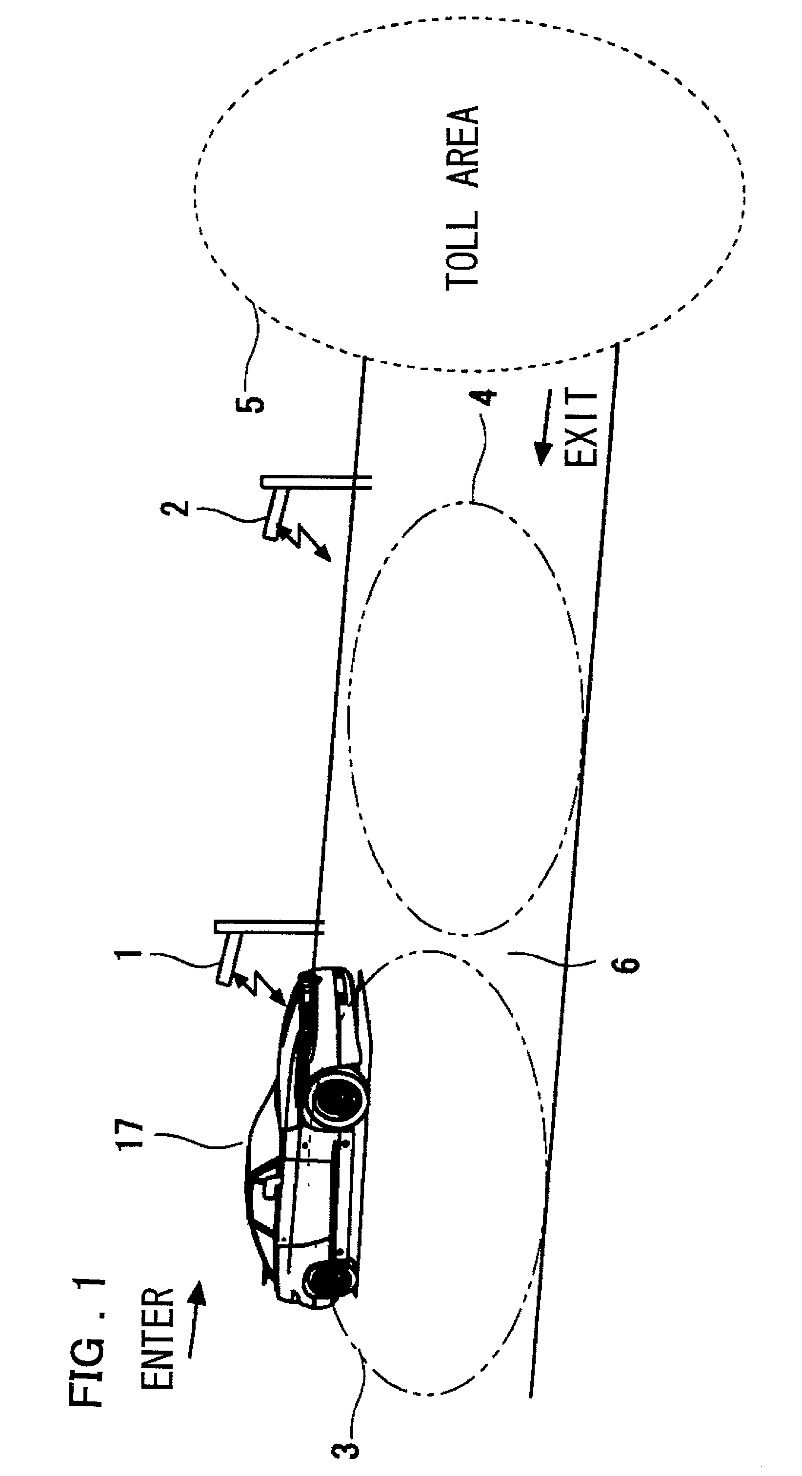 Non-stop toll collection method and system