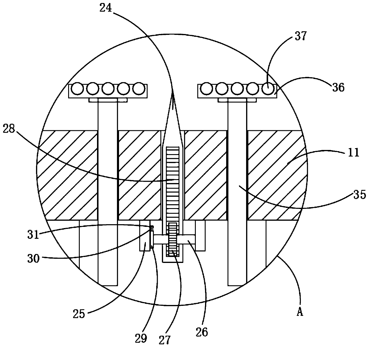 A control cable peeling cutter