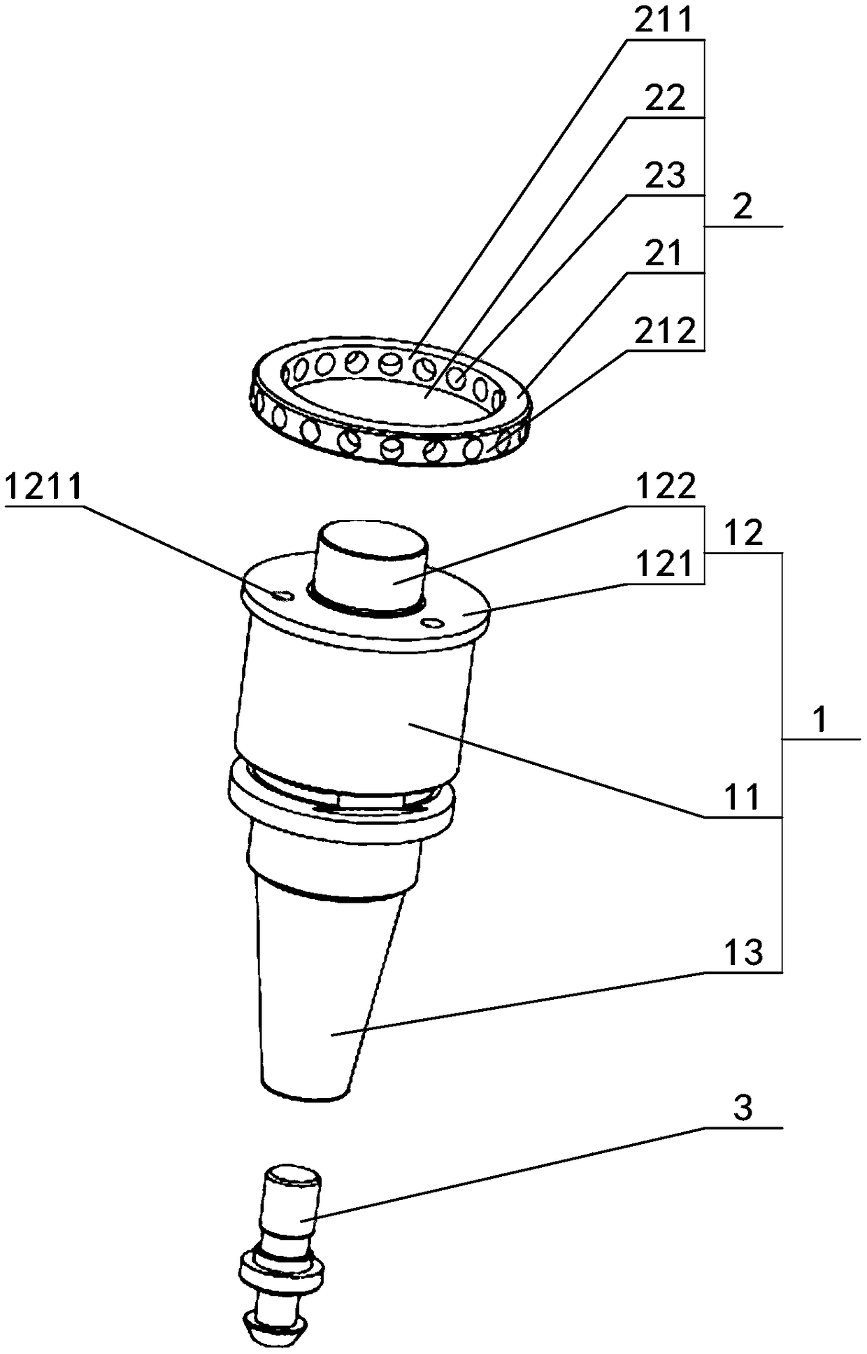 Dynamic balance knife handle