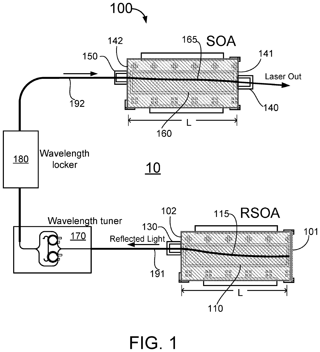 Silicon-photonics-based semiconductor optical amplifier with n-doped active layer