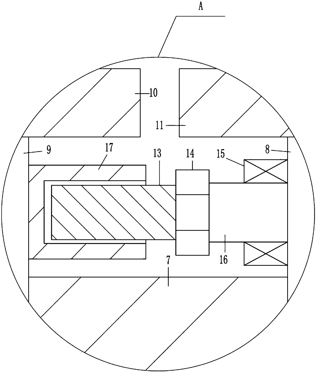 Pouring die storing device for steel manufacturing