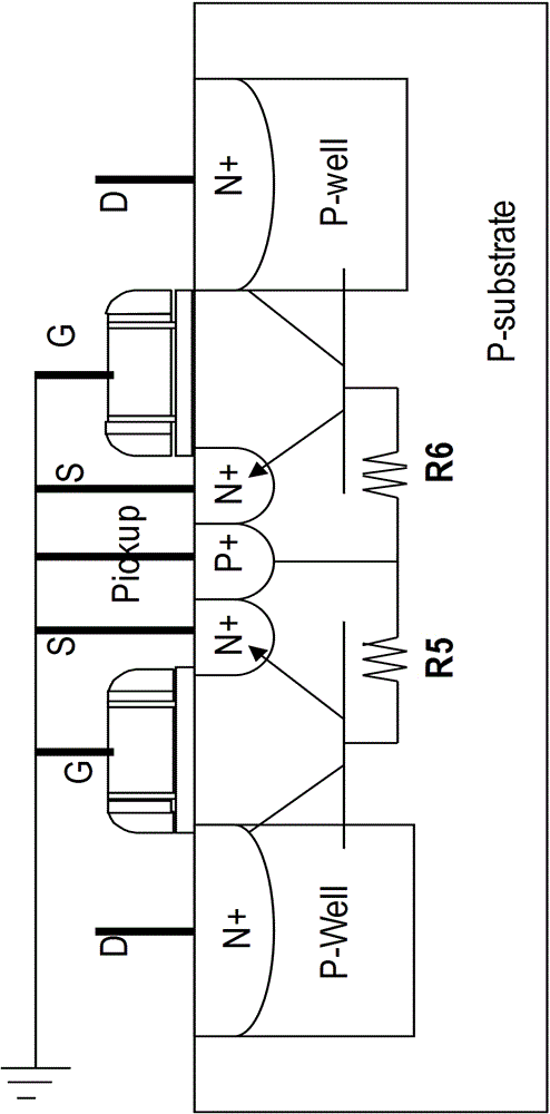 An electrostatic discharge protection circuit